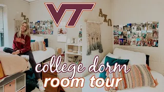 COLLEGE FRESHMAN DORM TOUR | Virginia Tech