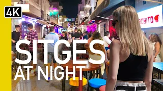 Sitges Spain Nightlife walk | What's it like at night?