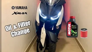 How To Change Oil & Oil Filter On Yamaha Xmax 300