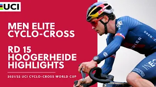 Round 15 - Men Elite Highlights | 2021/22 UCI CX World Cup - Hoogerheide