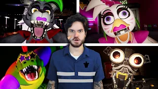 TODOS OS ANIMATRONICS QUEREM ME MATAR AO MESMO TEMPO! - Five Night At Freedy's: Security Breach