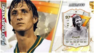 BEST CARD IN THE GAME!!!! 97 RATED GOLAZO JOHAN CRUYFF PLAYER REVIEW - EA FC24 ULTIMATE TEAM