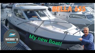 MY NEW BOAT! A quick tour of the BELLA 655