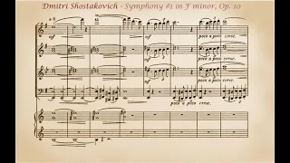 D. Shostakovich:   Symphony 1