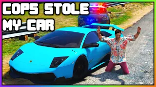 GTA 5 Roleplay - Cops Stole My Lamborghini | RedlineRP