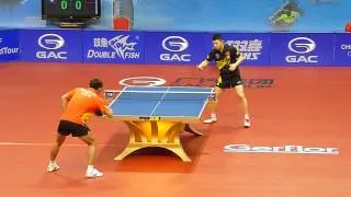 Ma Long vs Zhang Jike: warmup 2013 World Tour Finals