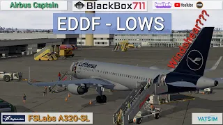 Airline Captain | P3D FSLabs A320-SL| Frankfurt/EDDF to Salzburg/LOWS | Spicy Weather | VATSIM Event