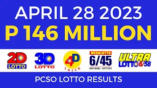 Lotto Result April 28 2023 9pm PCSO
