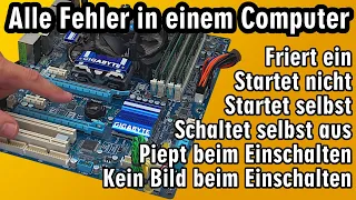 PC schaltet sich selbst aus 🔥️ startet neu 🔥️ friert ein 🔥️ piept beim Einschalten 🔥️ kein Bild