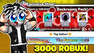 I SPENT 3000 ROBUX ON BACKROOMS PACK IN PET SIMULATOR 99! *DOES IT PAY?* Roblox!