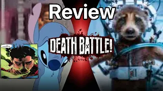 DEATH BATTLE Review- Stitch Vs Rocket Raccoon