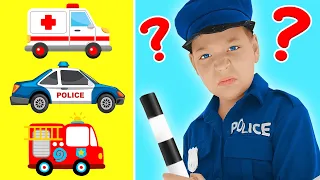 Policeman Drives Police Car Song + more Kids Songs & Videos with Max