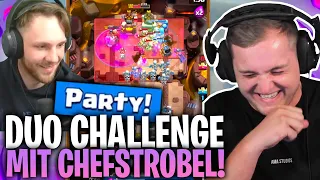 😂😅 WAS macht CHEFSTROBEL da?! | Next Level TACTICS in der PARTY CHALLENGE!