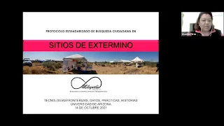 Graciela Pérez  - Extermination sites in Tamaulipas from the Perspective of Citizen Action