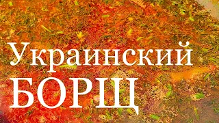 DOMESTIC UKRAINIAN BORSCH from the COCK. A step-by-step recipe from A to Z. ENG SUB # BORSCH