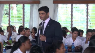 Fijian Attorney General holds Budget Consultations for High School students in Nadi