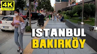 Walking in Istanbul Bakırköy | Walking Tour | July 2021| 4k UHD 60fps