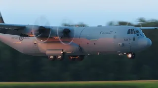 C-130J Hercules twilight demo | Airshow London SkyDrive 2021