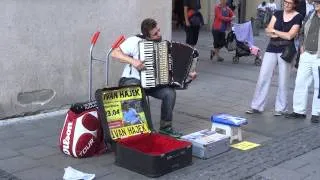 Awesome accordion player