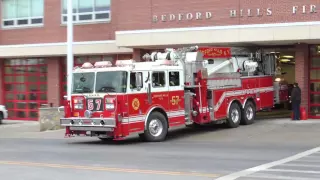Bedford Hills FD Tower Ladder 57 (F.A.S.T.) + Car 2032 + Utility 6 (F.A.S.T.) Responding