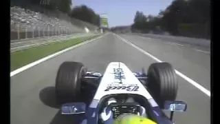 F1 Monza 2005 FP4   Mark Webber Onboard