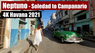 Neptuno - Soledad hasta Campanario - La Habana 2021 - Subtitulos "CC" con narracion historica.