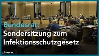 Bundesrat: 996. Sitzung (Sondersitzung) zum Infektionsschutzgesetz