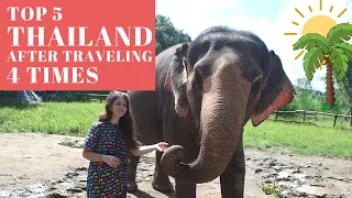 TOP 5 THAILAND | Best places in Thailand you HAVE to visit!