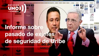 Informe de inteligencia militar habría señalado carrera delictiva de exjefes de seguridad de Uribe