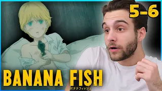 Is this the SADDEST Backstory?! | Banana Fish Episode 5 and 6 Blind Reaction