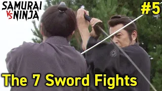 The 7 sword fights  Full Episode 5 | SAMURAI VS NINJA | English Sub