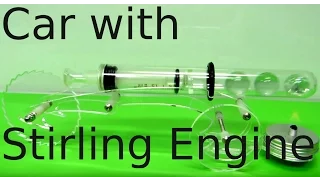 Car with Stirling Engine