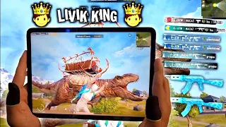 LIVIK KING 🤴 ATW MACAZ 1 VS 4 | IPAD PRO BEST 4-FINGERS CLAW HANDCAM GAMEPLAY