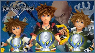 I got the Platinum Trophy in Kingdom Hearts 1 2 and 3!