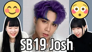 His body is so...😊 | Korean React to SB19 Josh