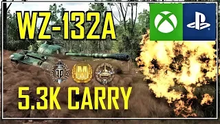 WZ-132A Review & Ace Tanker Gameplay || Top Gun || 5.3K Carry