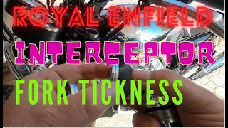 [SUB=EN-FR-SPA]ROYAL ENFIELD INTERCEPTOR  THICKNESS FORK