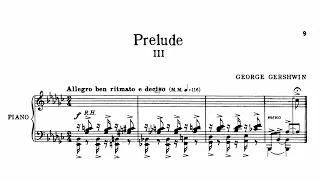 George Gershwin - Prelude No. 3 (Piano Solo)