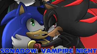 Sonadow: Vampire night 🧛🏽‍♀️💙 (comic dub)