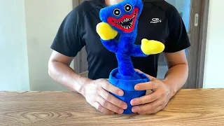 Dancing Huggy Wuggy Plush Toy Unboxing and Review 2022 - Talking, Singing and Dancing Cactus Toy