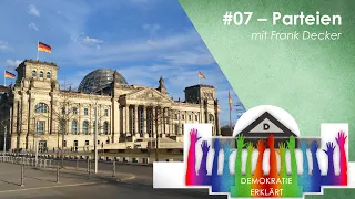 Parteien | Demokratie Erklärt #7 mit Frank Decker