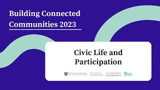 Civic Life and Participation