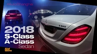 Mercedes S-Class Facelift & Concept A-Class Sedan (German)