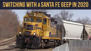 Switching with a Santa Fe GP20 in 2020 (Napoleon, Defiance & Western)