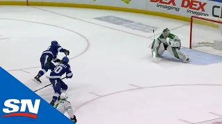 Ondrej Palat Forces Turnover And Beats Jake Oettinger