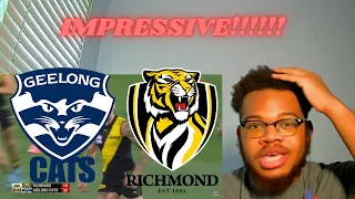 IMPRESSIVE!!! AMERICAN REACTS TO AFL GRAND FINAL 2020 RICHMOND VS GEELONG HIGHLIGHTS (REACTION)
