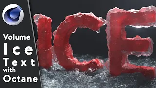 Volume Ice Object in Cinema 4D using Octane Render