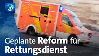 Bundesgesundheitsminister Lauterbach will Rettungsdienst reformieren