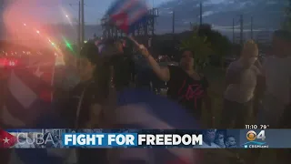 'Cuban Freedom' Rally Held In Pompano