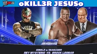 Rey Mysterio vs Brock Lesnar - WWE Smackdown 2014 I WWE 2K15 XBOX ONE Gameplay